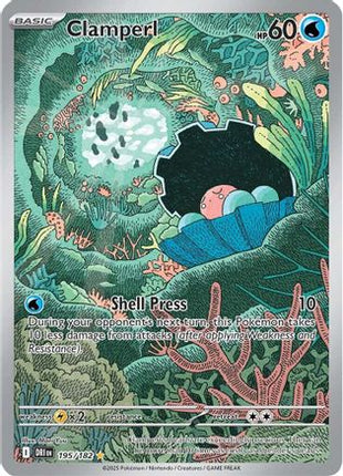 Clamperl - 195/182 (195) [SV10: Destined Rivals] Holofoil