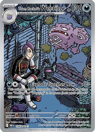 Team Rocket's Weezing - 199/182 (199) [SV10: Destined Rivals] Holofoil