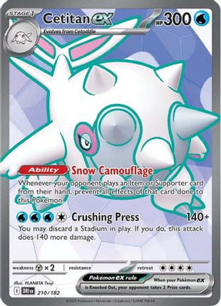 Cetitan ex - 210/182 (210) [SV10: Destined Rivals] Holofoil