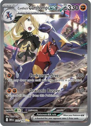 Cynthia's Garchomp ex - 232/182 (232) [SV10: Destined Rivals] Holofoil