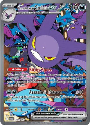 Team Rocket's Crobat ex - 234/182 (234) [SV10: Destined Rivals] Holofoil