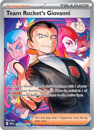 Team Rocket's Giovanni - 238/182 (238) [SV10: Destined Rivals] Holofoil