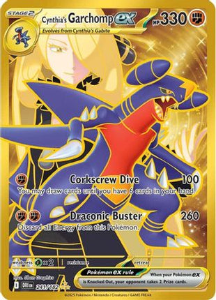 Cynthia's Garchomp ex - 241/182 (241) [SV10: Destined Rivals] Holofoil