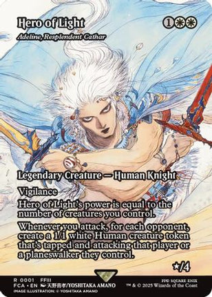 Hero of Light - Adeline, Resplendent Cathar (Showcase) [FINAL FANTASY: Through the Ages]