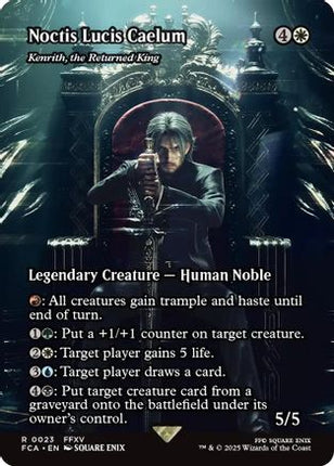 Noctis Lucis Caelum - Kenrith, the Returned King (Showcase) [FINAL FANTASY: Through the Ages] Foil