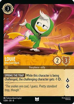Louie - One Cool Duck (Foil Extended) (1/204) - Reign of Jafar Cold Foil