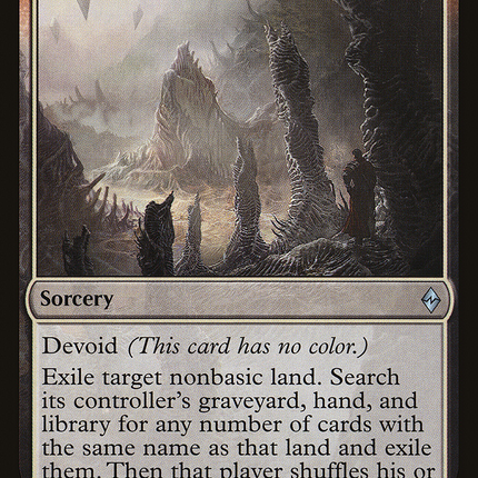 Crumble to Dust (devoid) [Battle for Zendikar]
