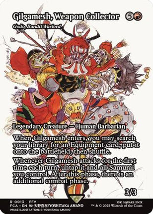 Gilgamesh, Weapon Collector - Godo, Bandit Warlord (Showcase) [FINAL FANTASY: Through the Ages] Foil