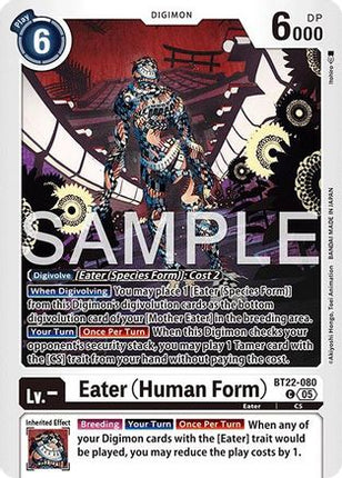 Eater (Human Form) [BT22-080] [Cyber Eden]