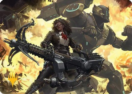 Machinist's Arsenal Art Card (Gold-Stamped Planeswalker Symbol) [Art Series: FINAL FANTASY]