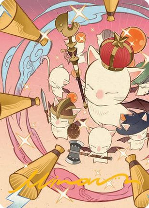 Summon: Good King Mog XII Art Card (Gold-Stamped Signature) [Art Series: FINAL FANTASY]