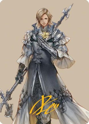 Dion, Bahamut's Dominant Art Card (Gold-Stamped Signature) [Art Series: FINAL FANTASY]