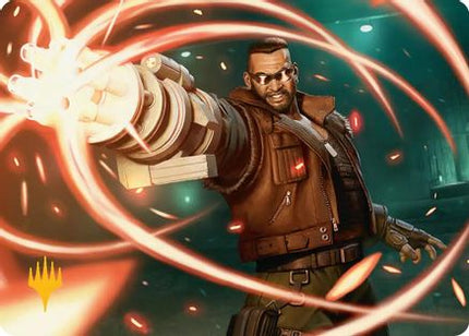Barret Wallace Art Card (Gold-Stamped Planeswalker Symbol) [Art Series: FINAL FANTASY]