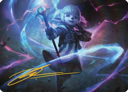 Shantotto, Tactician Magician Art Card (Gold-Stamped Signature) [Art Series: FINAL FANTASY]