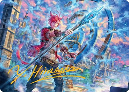 G'raha Tia, Scion Reborn Art Card (19) (Gold-Stamped Signature) [Art Series: FINAL FANTASY]