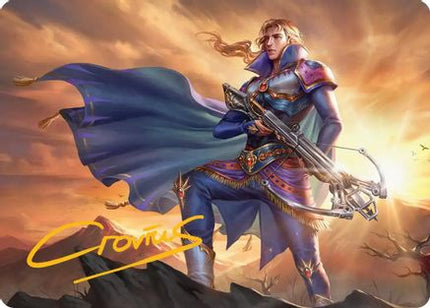 Edgar, Master Machinist Art Card (Gold-Stamped Signature) [Art Series: FINAL FANTASY]