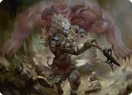 Kimahri, Valiant Guardian Art Card [Art Series: FINAL FANTASY]