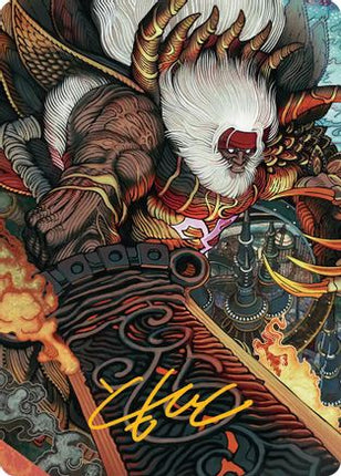 Braska's Final Aeon Art Card (Gold-Stamped Signature) [Art Series: FINAL FANTASY]