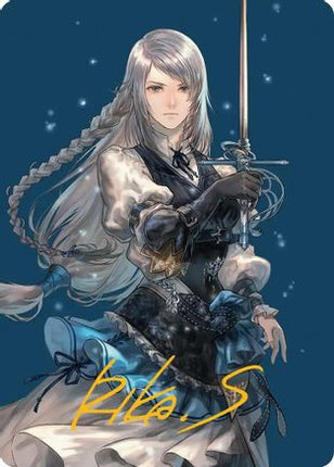 Jill, Shiva's Dominant Art Card (Gold-Stamped Signature) [Art Series: FINAL FANTASY]