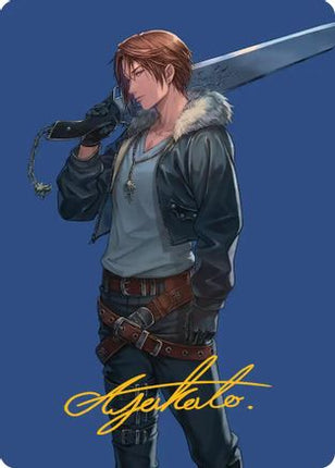 Squall, SeeD Mercenary Art Card (Gold-Stamped Signature) [Art Series: FINAL FANTASY]