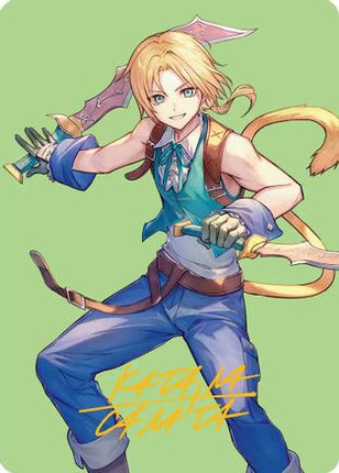 Zidane, Tantalus Thief Art Card (Gold-Stamped Signature) [Art Series: FINAL FANTASY]