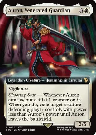 Auron, Venerated Guardian (Extended Art) [Commander: FINAL FANTASY]