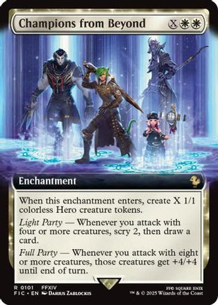 Champions from Beyond (Extended Art) [Commander: FINAL FANTASY] Foil
