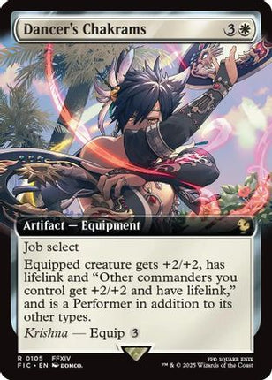 Dancer's Chakrams (Extended Art) [Commander: FINAL FANTASY] Foil