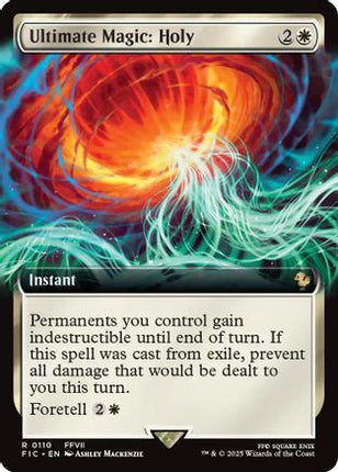 Ultimate Magic: Holy (Extended Art) [Commander: FINAL FANTASY] Foil