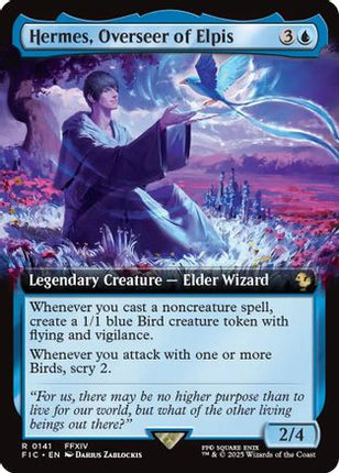 Hermes, Overseer of Elpis (Extended Art) [Commander: FINAL FANTASY] Foil