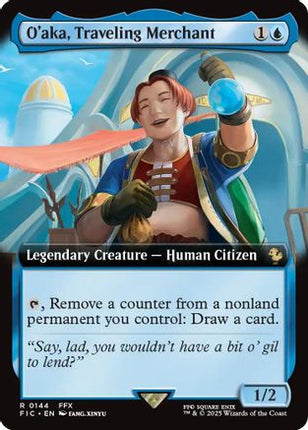 O'aka, Traveling Merchant (Extended Art) [Commander: FINAL FANTASY] Foil