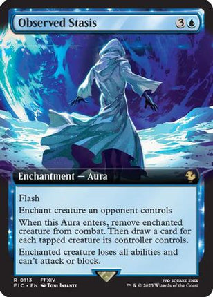 Observed Stasis (Extended Art) [Commander: FINAL FANTASY] Foil