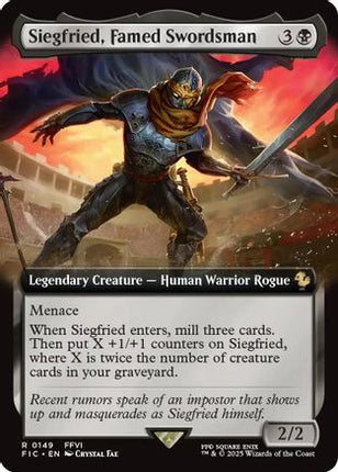 Siegfried, Famed Swordsman (Extended Art) [Commander: FINAL FANTASY] Foil