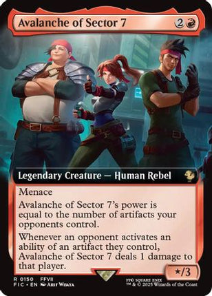 Avalanche of Sector 7 (Extended Art) [Commander: FINAL FANTASY] Foil