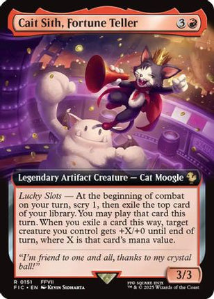 Cait Sith, Fortune Teller (Extended Art) [Commander: FINAL FANTASY]