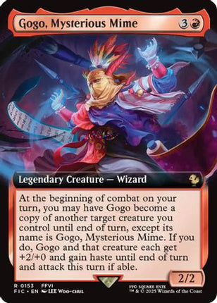 Gogo, Mysterious Mime (Extended Art) [Commander: FINAL FANTASY] Foil