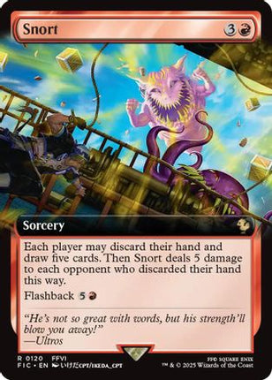 Snort (Extended Art) [Commander: FINAL FANTASY] Foil