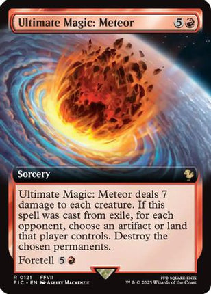 Ultimate Magic: Meteor (Extended Art) [Commander: FINAL FANTASY] Foil