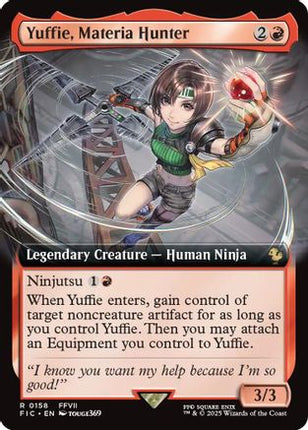 Yuffie, Materia Hunter (Extended Art) [Commander: FINAL FANTASY]