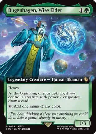 Bugenhagen, Wise Elder (Extended Art) [Commander: FINAL FANTASY] Foil