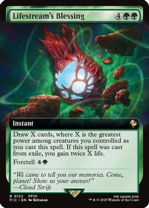 Lifestream's Blessing (Extended Art) [Commander: FINAL FANTASY] Foil