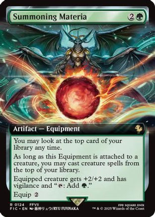 Summoning Materia (Extended Art) [Commander: FINAL FANTASY]