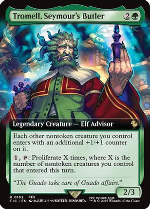 Tromell, Seymour's Butler (Extended Art) [Commander: FINAL FANTASY] Foil