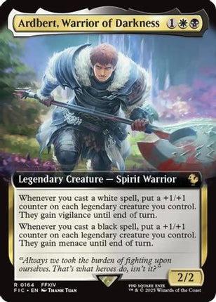 Ardbert, Warrior of Darkness (Extended Art) [Commander: FINAL FANTASY] Foil