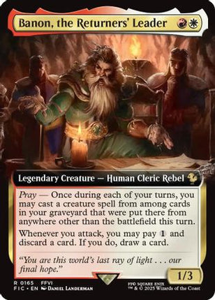 Banon, the Returners' Leader (Extended Art) [Commander: FINAL FANTASY]