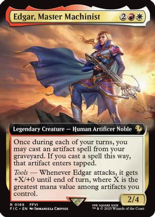 Edgar, Master Machinist (Extended Art) [Commander: FINAL FANTASY]