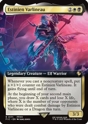 Estinien Varlineau (Extended Art) [Commander: FINAL FANTASY] Foil