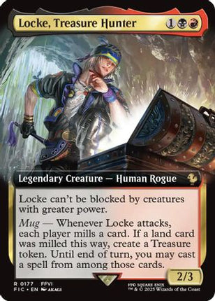 Locke, Treasure Hunter (Extended Art) [Commander: FINAL FANTASY] Foil