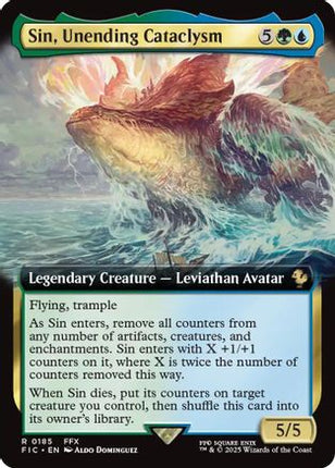 Sin, Unending Cataclysm (Extended Art) [Commander: FINAL FANTASY] Foil