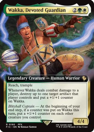 Wakka, Devoted Guardian (Extended Art) [Commander: FINAL FANTASY] Foil